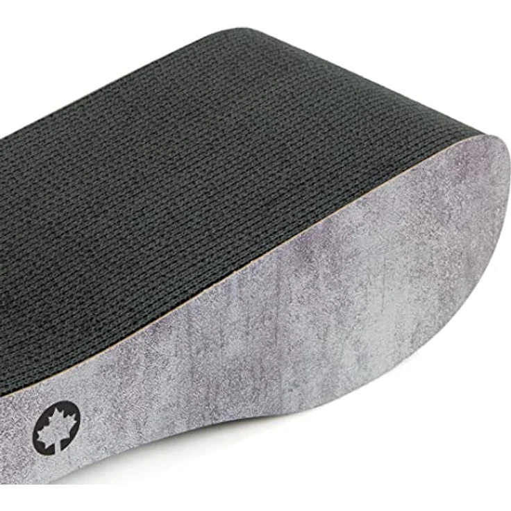 CanadianCat Company | Kratzbrett Satellite 2.0 - Black Edition - betonoptik - Kratzpappe in schwarz | ca. 76 x 24 x 15 cm – Bild 5