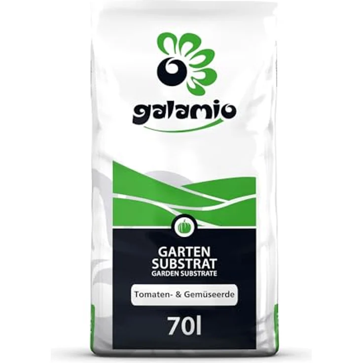 GALAMIO Tomatenerde Gemüseerde Erde Universalerde Blumenerde Pflanzerde Beet Balkon Premium Kultur Substrat 70l x 30 Sack 2.100l / 1 Palette Paligo, Qualitätserde mit Langzeit-Mehrnährstoffdünger, pH-Wert 5,50-6,00, salzgehalt 1,50g/l – Bild 9