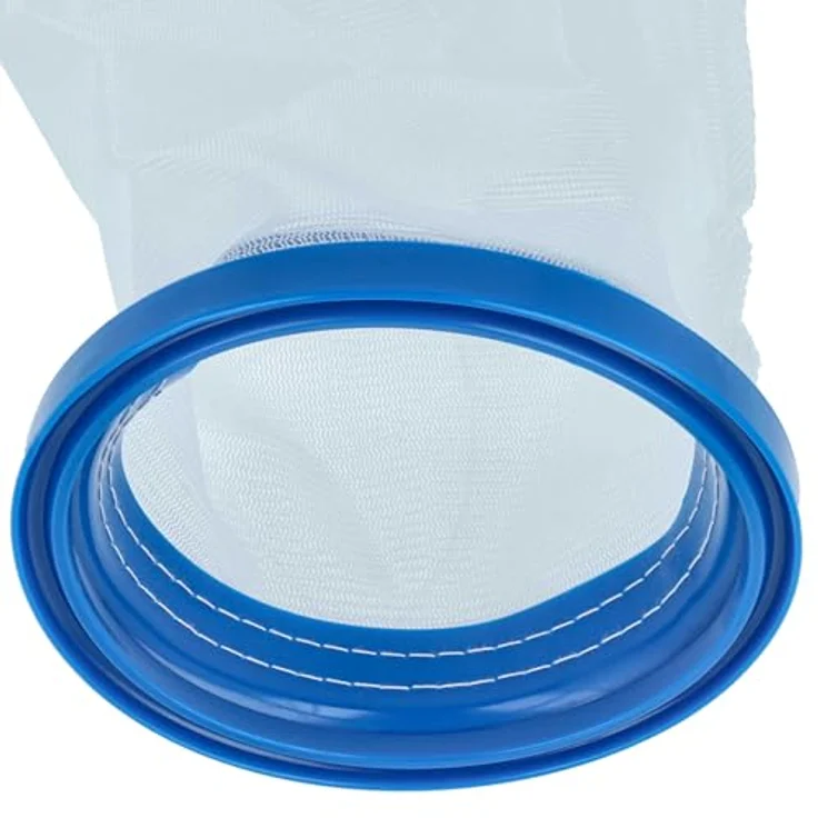 vhbw Grobstaubfilter für Pool Blaster iVAC 250Li, iVAC C2, Max, Max CG, Max Li - Ersatzfilter, waschbar, 11 x 11 x 2,3 cm, weiß/blau – Bild 5