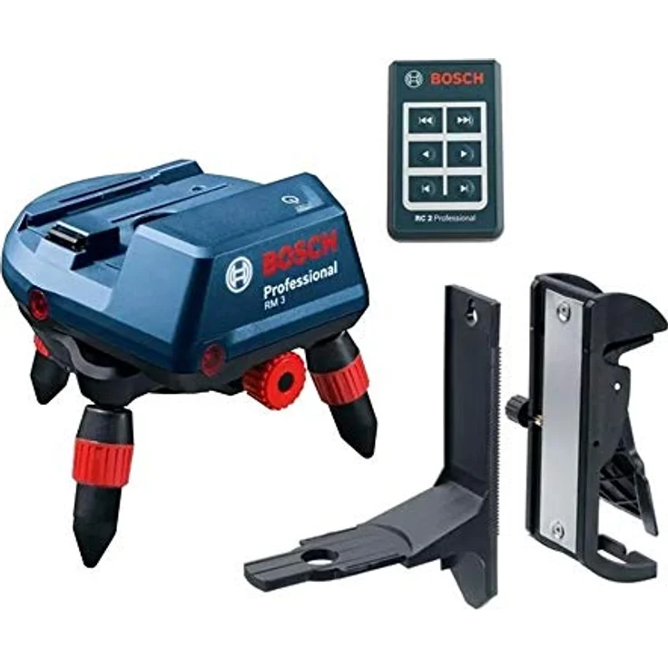 Bosch Professional 0601092800 RM 3 Motorgetriebene Halterung mit Bluetooth für GCL 2-50 C-CG inkl. Akkus (RM 3 + RC 2 + Batterien + BM 3 Clip + Adapter), 240 V – Bild 4