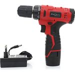 KRAFT&DELE Akku Bohrschrauber Akkuschrauber Li-Lon 10,8V LED 1Gang Klein Handlich (KD1567) mit Lithium-Ionen-Akku und LED-Licht