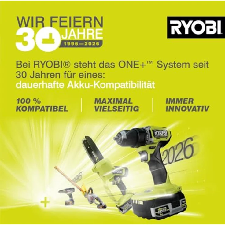 RYOBI Bürstenloser Rasenmäher schneidet 37 cm ohne Akku oder Ladegerät 18 V – Bild 10