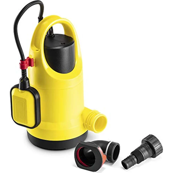 Trotec Klarwasser-Tauchpumpe TWP 7506 E Hochleistungspumpe 13.000 l/ h 750 Watt Pumpe 9,5 m Förderhöhe – Bild 3