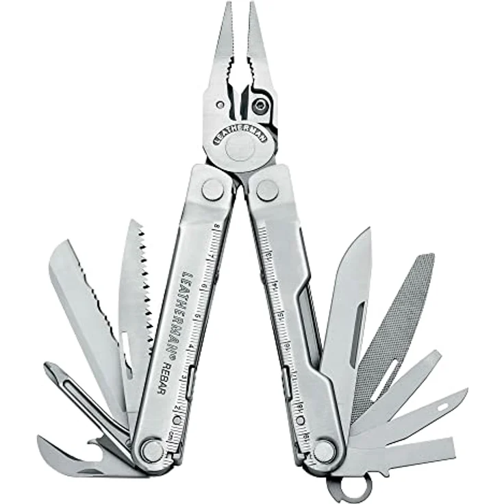 Leatherman LTG831560 Rebar Multifunktionswerkzeug inklusiv Lederholster Box, Edelstahl – Bild 2