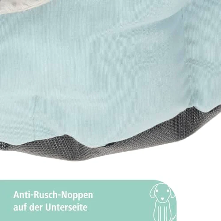 Kerbl Pet Welpenbett, türkis, 45 x 40 x 20 cm – Bild 5