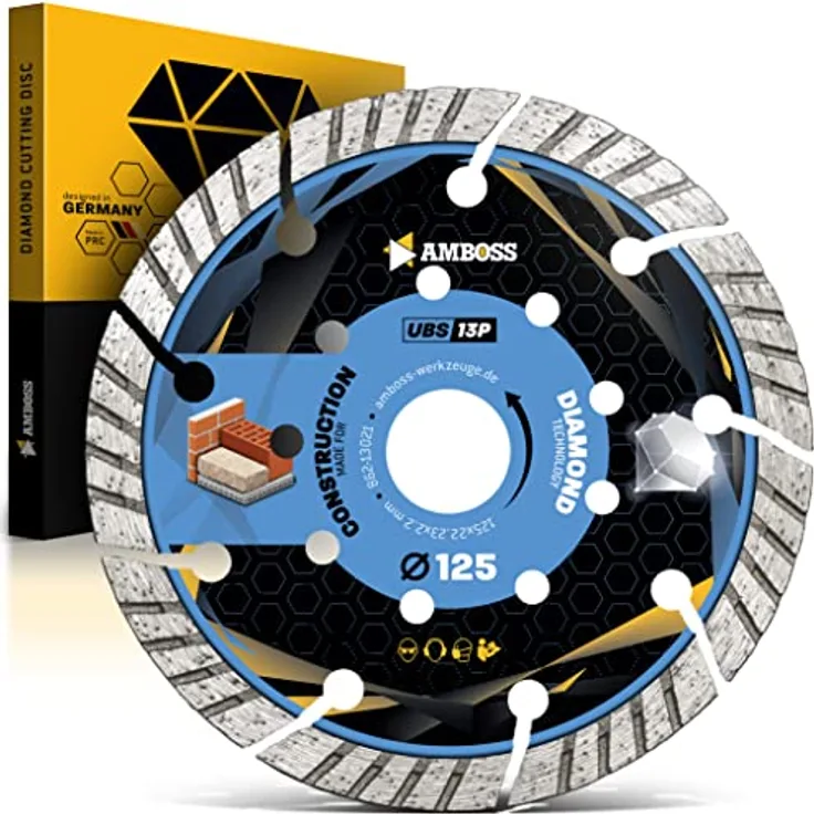 Amboss UBS 13P Diamant Trennscheibe 125 x 2.6 x 22.23