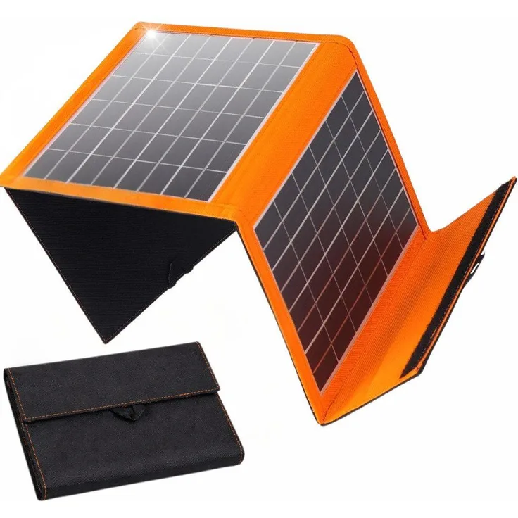 Goldstern-Tech SolarMate 30, ultraleichtes faltbares Solarmodul mit 4 hocheffizienten Panels für Outdoor & Notfall-Stromversorgung
