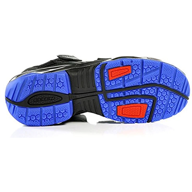 ELTEN AMBITION blue Easy ESD S1 Sicherheitsschuh, Nubukleder/Meshmaterial, atmungsaktives Textilfutter, gepolsterte Lasche, ESD-fähige Sohle, blau – Bild 7