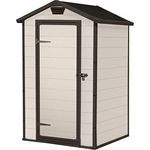 Keter Gerätehaus Manor 4x3, Beige, 1,76m³ Rauminhalt, wetterfest