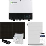 Growatt 5kWp PV Komplettanlage mit Solarmodulen und 10,2kWh Speicher