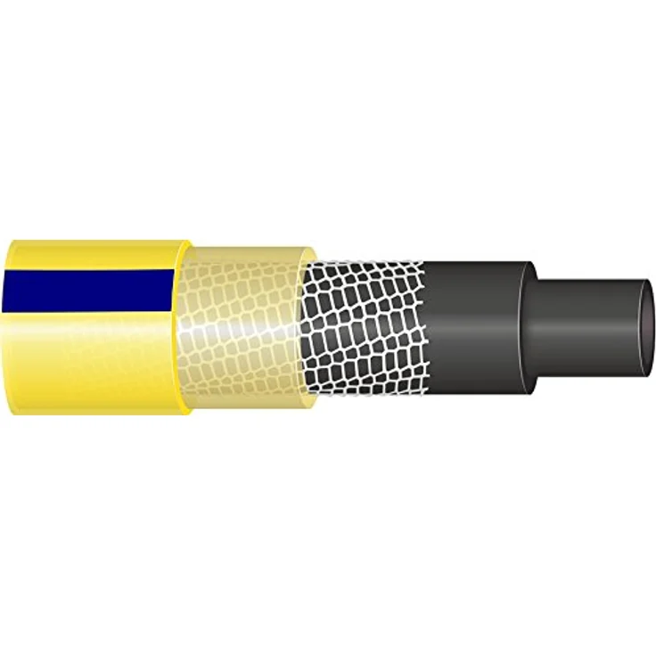 Tricoflex Wasserschlauch Irriflex, 12,5 mm, 50 m Rolle, gelb – Bild 4