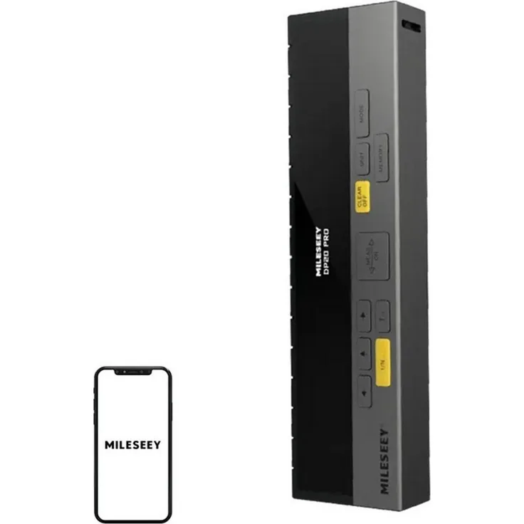 MILESEEY DP 20 Pro 100 Laser-Entfernungsmesser, präziser Baulaser mit Mileseey-App-Anbindung, anthrazit-grau
