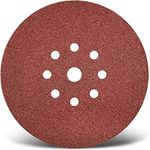 MENZER Red Klett-Schleifscheiben, 225 mm, 9-Loch, f. Trockenbauschleifer, Normalkorund (25 Stk.) K80