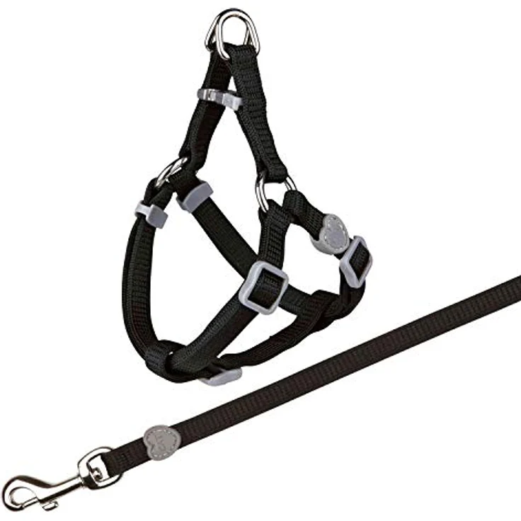 Trixie 41891 Katzengeschirr mit Leine, Nylon, 26–37 cm/10 mm, 1,20 m – Bild 4