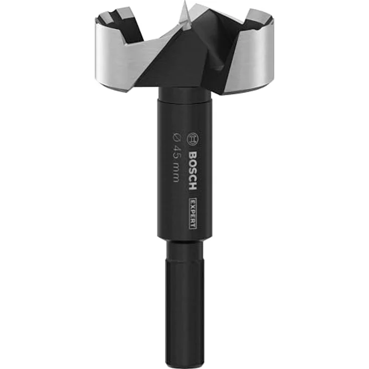 Bosch Accessories Forstnerbohrer 2608901841, 45 mm Durchmesser, 88 mm Gesamtlänge, gewellter Schneidrand für sauberen Schnitt – Bild 1