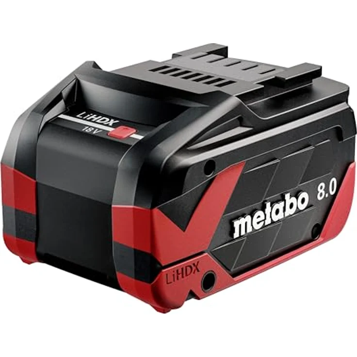 Metabo 685305000 Werkzeug-Akku und Ladegerät, 2 x 18V 8Ah LiHDX mit Tabless-Technologie und Schnellladegerät ASC 290 – Bild 3