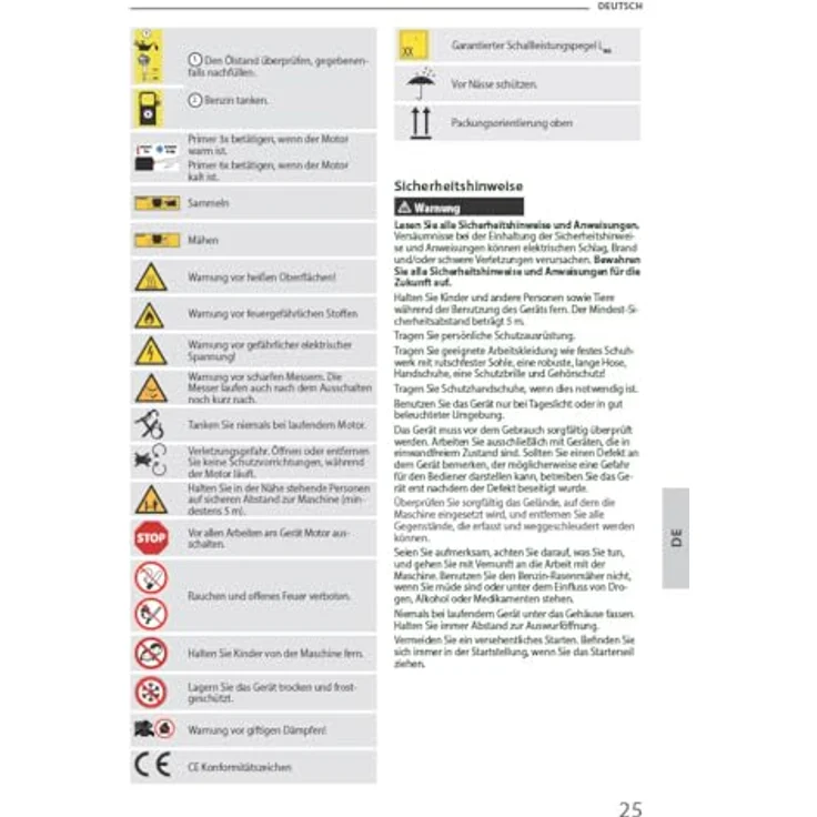 Güde Benzin-Rasenmäher Eco Wheeler EW 410-127, 41 cm Schnittbreite, 4-Takt-Motor, 45 l Fangkorb, zentral verstellbare Schnitthöhe – Bild 10