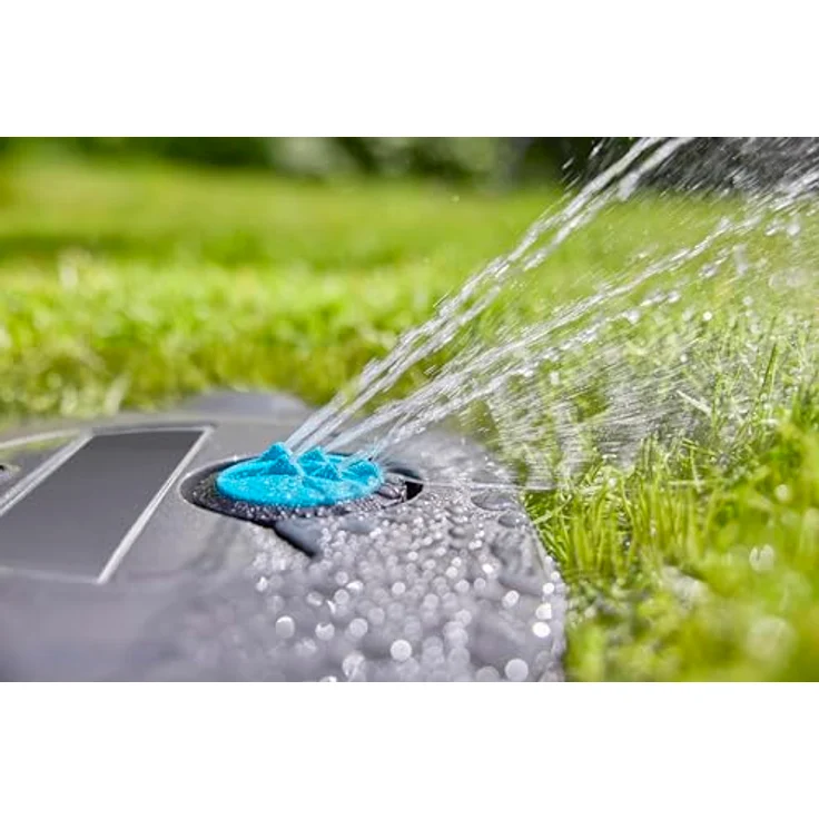 Gardena AquaPrecise Bewässerungssystem Pipeline, solarbetrieben mit Bluetooth App-Steuerung für Rasenflächen bis 320 m² – Bild 4