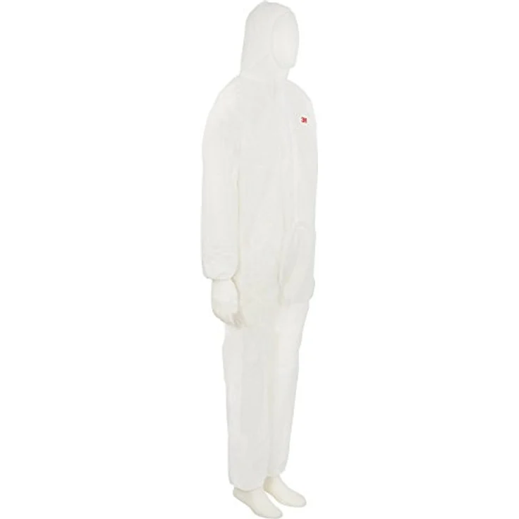 3M 4515W2XL Schutzanzug 4515, Typ 5, gegen Staub und Flüssigkeit, Größe XXL, Weiß – Bild 3