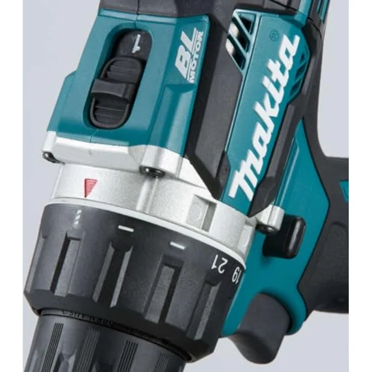 Makita DDF484T1J Akku-Bohrschrauber 18V Li-Ion LXT mit BL Motor, 21 Drehmomentstufen, LED-Arbeitslicht und MAKPAC Transportkoffer – Bild 2