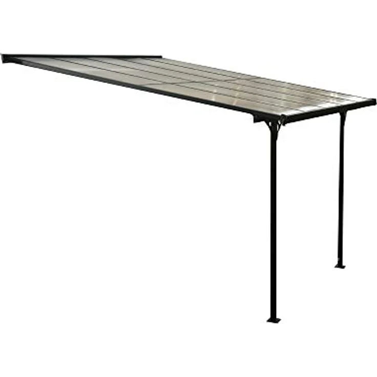 Westmann Terrassenüberdachung Bruce | 300x313x270 cm Schwarz | Aluminium Terrassendach inklusive Hardtop für Sonnenschutz – Bild 1