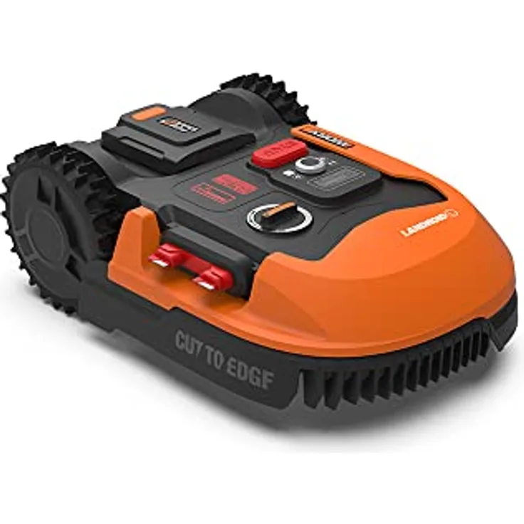 WORX Landroid S WR184E Mähroboter für Gärten bis 400 m2-35% Steigung - mit WLAN Verbindung & schwimmendem Mähdeck - APP Steuerung - Multi-Zonen-Programmierung - AIA intelligente Navigation