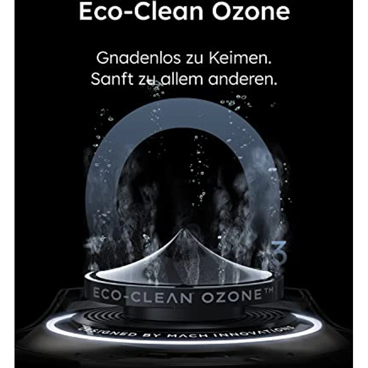 eufy MACH V1, Kabelloser All-in-One Stabstaubsauger mit Always-Clean Mop, 3-fache Selbstreinigung, Eco-Clean Ozon, Tesla Valve Mixing, Smart und leicht für einfaches Putzen – Bild 4