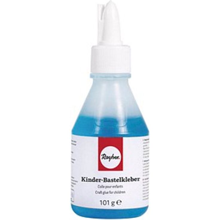 Rayher Kinder Bastelkleber, 101,0 g, vielseitiges Klebemittel für kreative Bastelprojekte