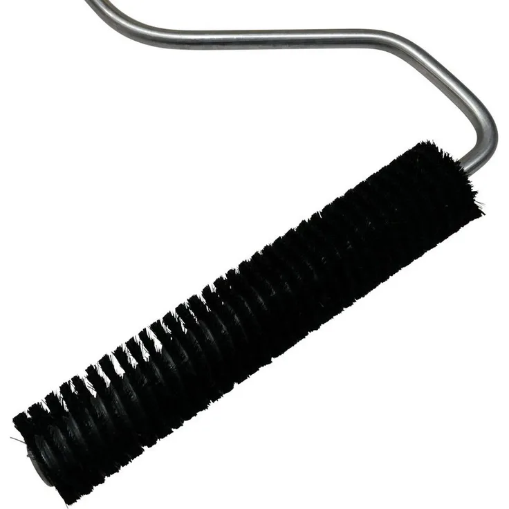 DD Composite Lackroller Borsten Entlüftungsroller, 28x150mm, spiralförmig gewickelte Natur-Borsten für glatte Laminatoberflächen