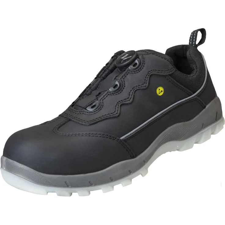 NITRAS Sicherheitsschuhe SPORT STEP FIT 7306, S3, schwarz, PU/TPU-Laufsohle, Gr. 37