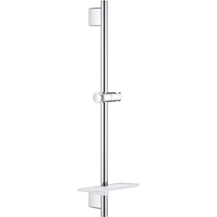 GROHE Rainshower SmartActive Brausestange 600mm, Chrom mit verstellbaren Wandhaltern und GROHE EasyReach Ablage – Bild 1