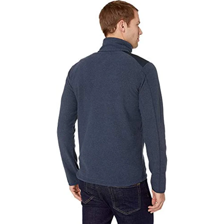 Fjällräven Fleecejacke Sten, aus Recycling-Polyester, melierte Optik, grau – Bild 3
