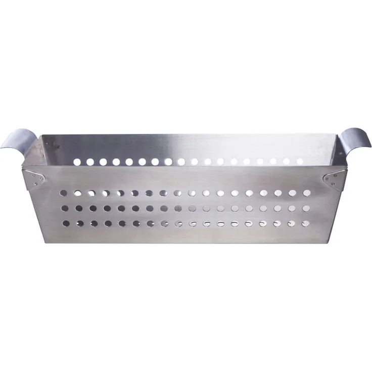 All Grill Gasgrill Allgrill Grillkorb aus Edelstahl 30 x 13 x 9 cm Gemüsekorb