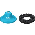 HAZET Radnaben-Schleifer 4960V-160/2, 2-teilig, für Pkw Radnaben bis 160 mm ⌀, schnelle und einfache Reinigung von Rost und Verschmutzungen an Radnaben und Bremsscheiben