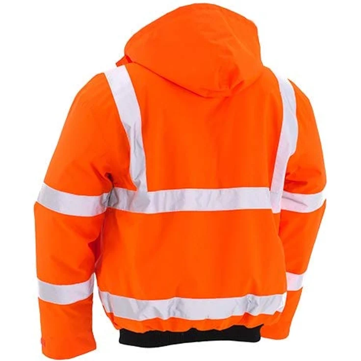 texxor Unisex Værdiler Warnschutz Pilotenjacke Whistler wasserdichte winddichte Arbeitsjacke orange S, Orange, XL EU – Bild 2