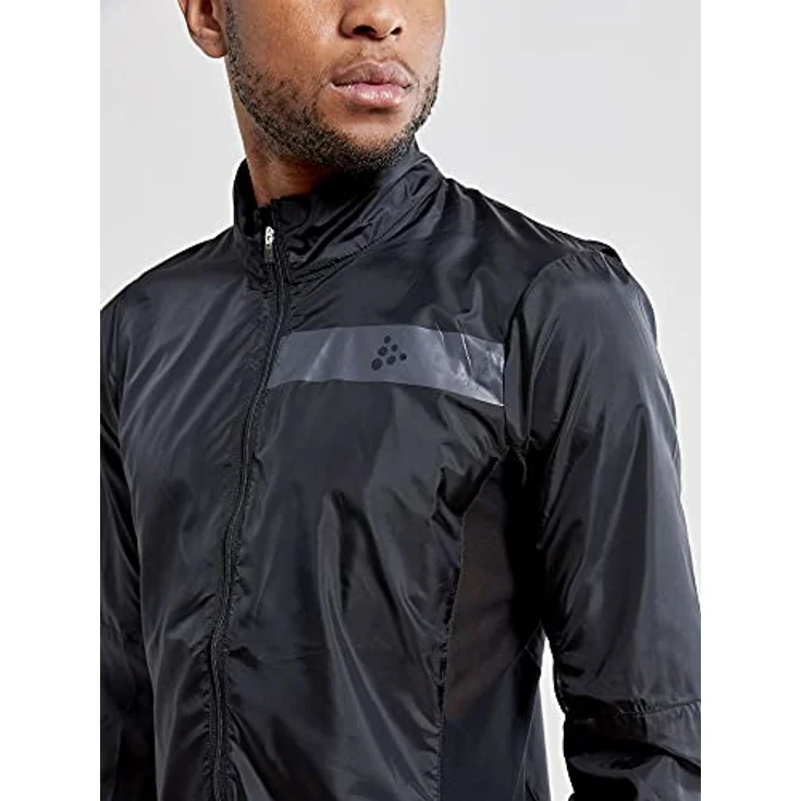 Craft ADV Essence Light Wind Jacket Man Black 2XL, superleichte Windjacke mit DWR-Behandlung – Bild 5