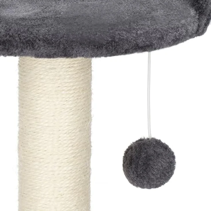 SPRINGOS Katzenbaum mit Sisalpfosten, Plattformen, Brücke und Spielball, 67 cm hoch, ideal zum Krallenwetzen und Spielen – Bild 3