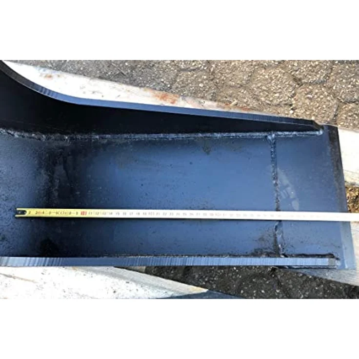 SRM Design Schaufel Tiefenlöffel Drainagelöffel MS01 Aufnahme 20cm - Kabellöffel für Kabel und Drainage, Pulverbeschichtet, 20cm breit – Bild 5