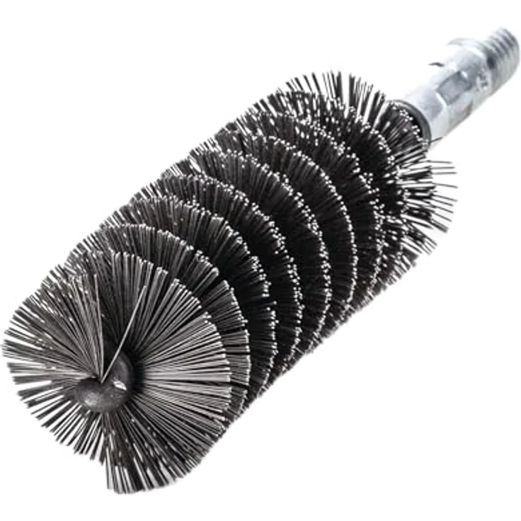 Lessmann Rohrbürste IBG 160 x 100 mm, Drm 40 mm, Stahldraht, Gewinde W 1/2", für Rost- und Schmutzentfernung – Bild 1