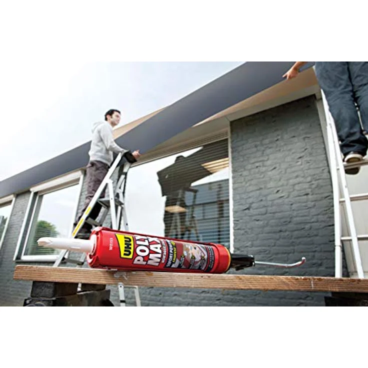 UHU Poly Max Power weiß Kartusche 425g Universell einsetzbar innen & außen 47820 – Bild 2
