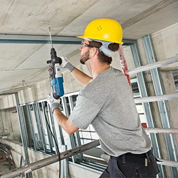 Bosch Professional Bohrhammer GBH 2-28 (880 Watt, mit SDS-Plus Aufnahme, bis 28 mm Bohr-Ø, Rückschlag-Schutz, L-Boxx Systemkoffer, ohne Schnellspann-Bohrfutter) – Bild 8