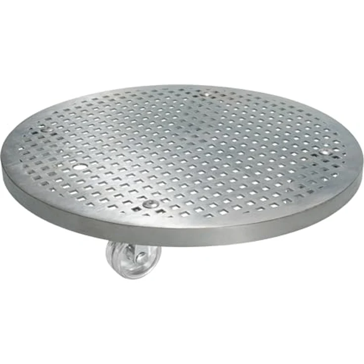WAGNER Pflanzenroller Steel Retro, Ø 30 cm, verzinkter Stahl mit transparenten Rollen, Tragkraft 50 kg, für Innen- und Außenbereiche – Bild 1