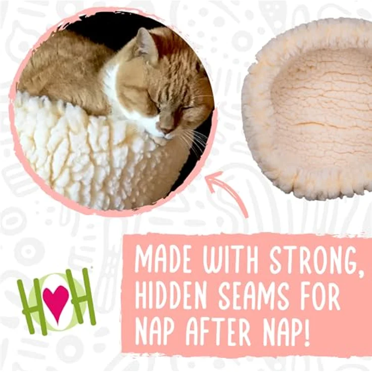 HuggleHounds HuggleSnuggler Hundebett für kleine Hunde, weiches Fleece, maschinenwaschbar, für Käfige und Zwinger – Bild 5