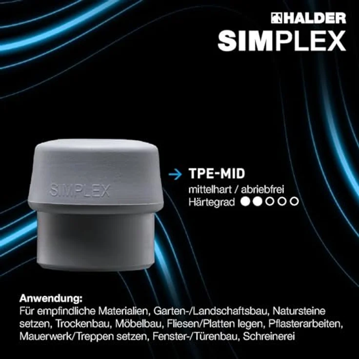 Halder Einsatz 60mm TPE-mid für Simplex 3203060 – Bild 6