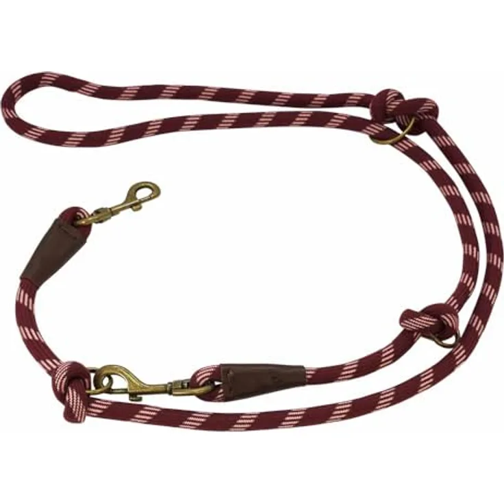 Nobby Führleine Sporty rot 200 cm x 13 mm mit Reflektorstreifen