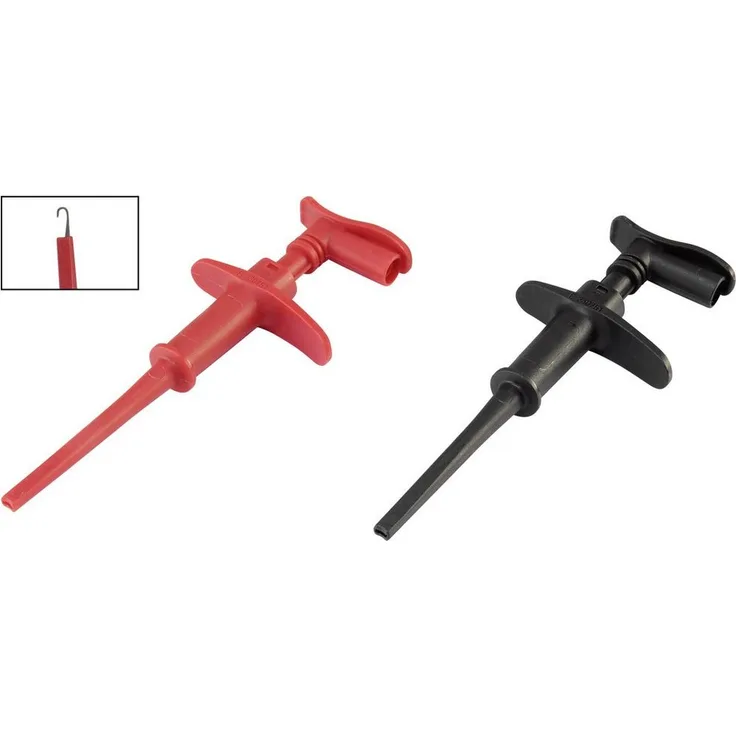 VOLTCRAFT MSK-118 Multimeter, Abgriffklemme Buchse 4 mm, CAT III 1000 V, CAT IV 600 V, schwarz und rot