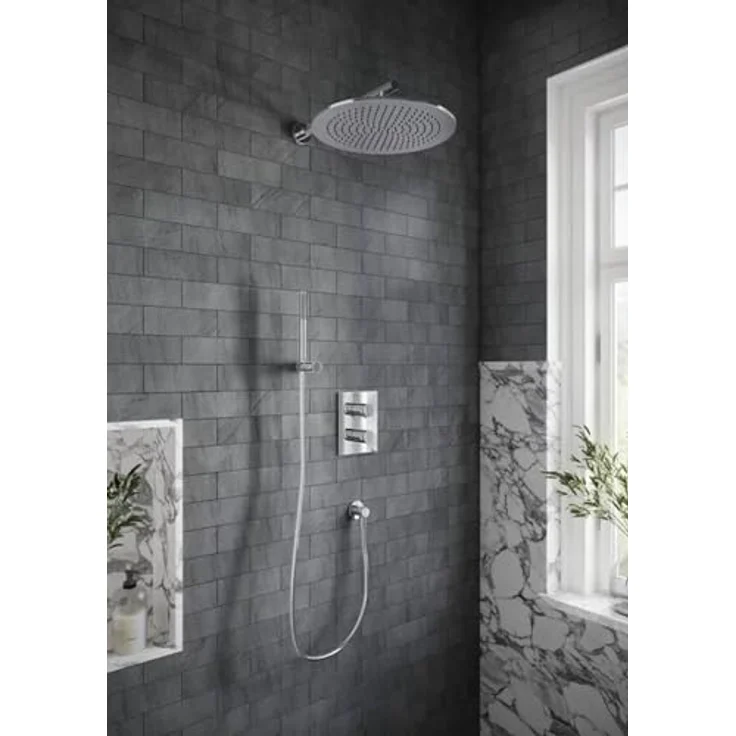 Villeroy & Boch Handbrause Verve Showers, Rund - Chrom, Classic / Country / Metropolitan Stilrichtung, Messing Material – Bild 6