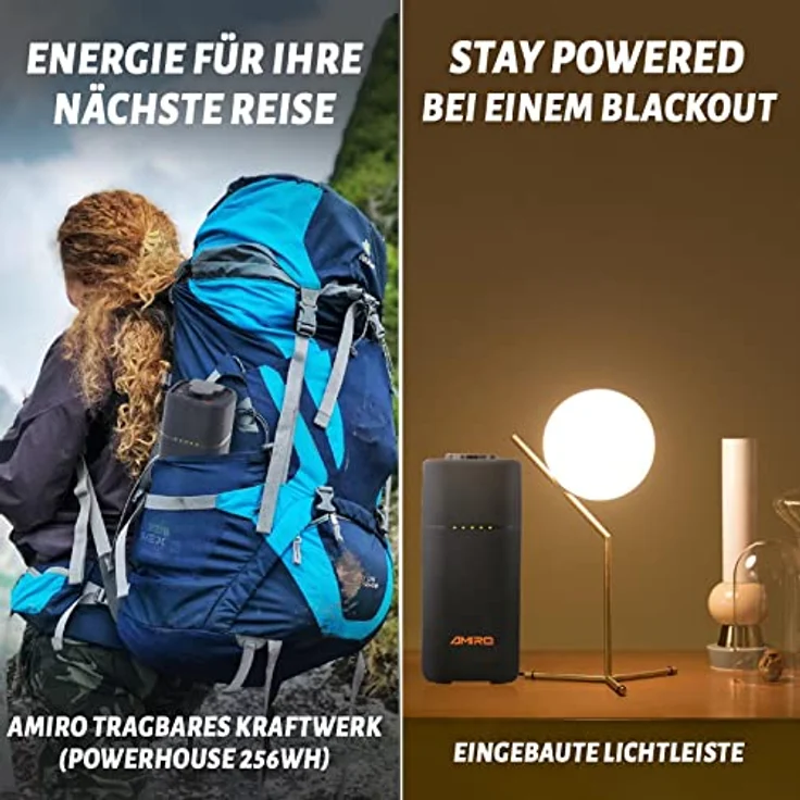 YARD FORCE Power Station LX PB74, 80 Watt tragbare Powerstation mit 230-V-Ausgang für Camping und Notstromversorgung – Bild 7