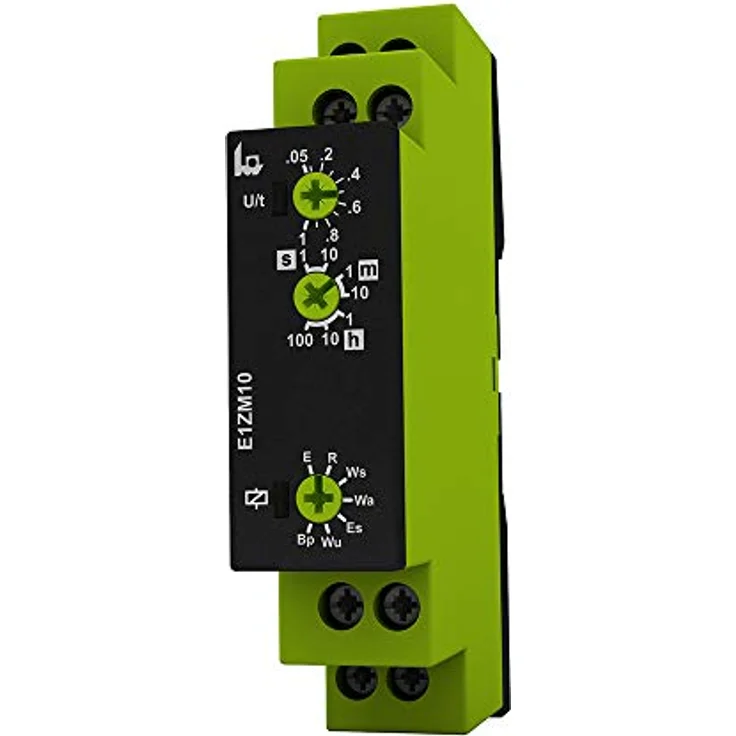 TELE HAASE 110100 Zeitrelais, Multifunktionale Zeitschaltuhr mit 7 Funktionen und 7 Zeitbereichen, 12-240 V AC/DC, Baubreite 17,5 mm – Bild 1