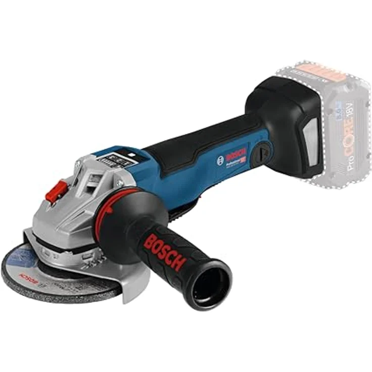 Bosch Professional 18V System Akku Winkelschleifer GWS 18V-10 PSC Leerlaufdrehzahl: 4.500 - 9.000 min-1, Scheiben-Ã˜: 125 mm, ohne Akkus und Ladegerät, in L-Boxx 125 mm Akku – Bild 5